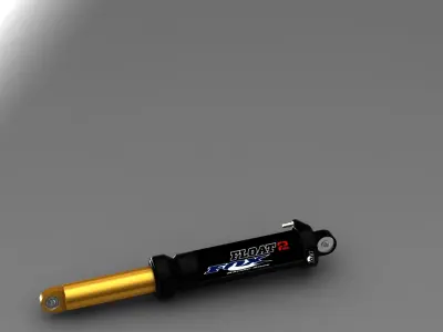  fox float 2 dampers  3D model