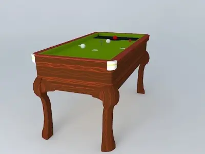 Rex billiard table Free 3D model