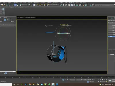 Classic hovercar of the year 2080 3D model
