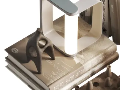 Decorative set 04 3D model