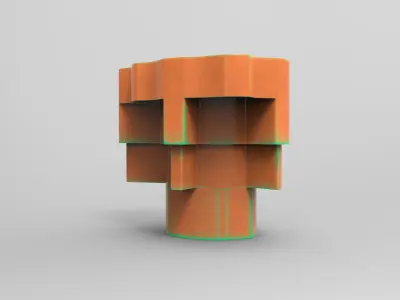 Kury Side Table Low-poly 3D model