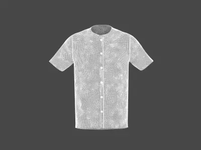 Baseball Shirt 3D model