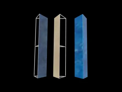 Stadium Advertising Board 3D model