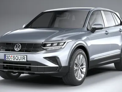 Volkswagen Tiguan 2021 3D model