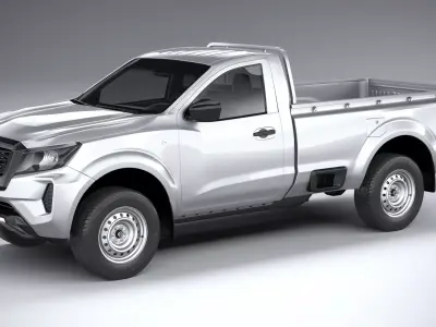 Nissan Navara SingleCab 2021 3D model
