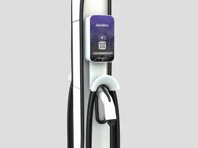 Charging station 3D model 3D model