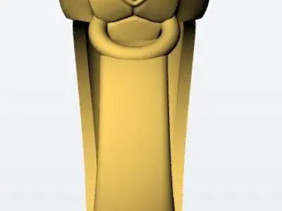 Anillo Pantera Panther Ring 3D print model