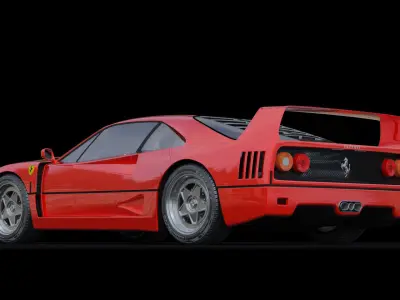 Ferrari F40 3D model