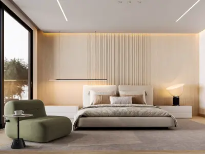 Modern Bedroom  3D model