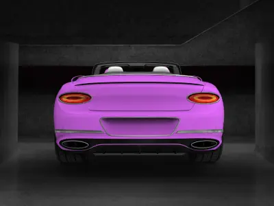 Bentley Continental GT 3D model by PIXELCRAZE