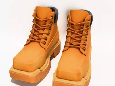  Timberland LEGO Style Second Life toy 3D print model