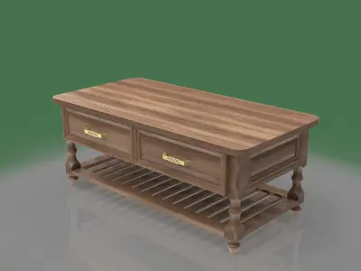 Coffee Table 3D Model 3D model