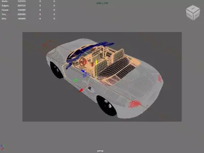 Porsche 911 Carrera 3D model