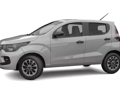 Car Mobi 2020  Low-poly 3D model