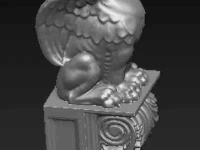 Corbel Decorative Dragon 3 3D print model