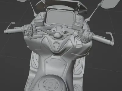 Yamaha T-max 2022 3D print model