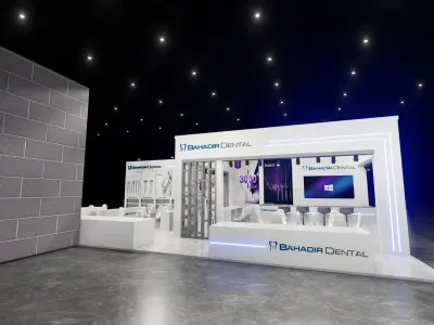 14x8 Exhibition Stand Design  3D model