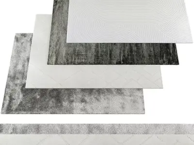 Rugs460 Low-poly 3D model