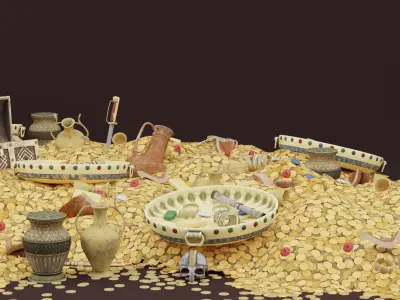 Ancient Treasure 3D model
