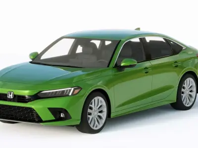Honda Civic sedan 2022 3D model by Bug-IRL3D