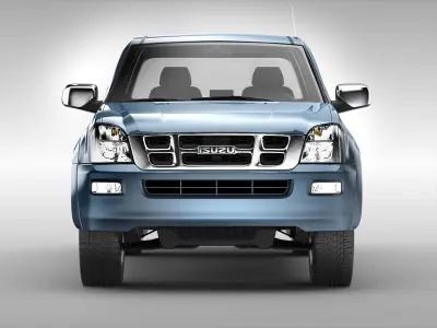 Isuzu D-Max Crew Cab 2004 - 2011 3D model