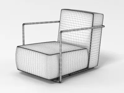 Flexform Chair Collection 3D model