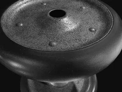 Old Dumbells Low-poly 3D model