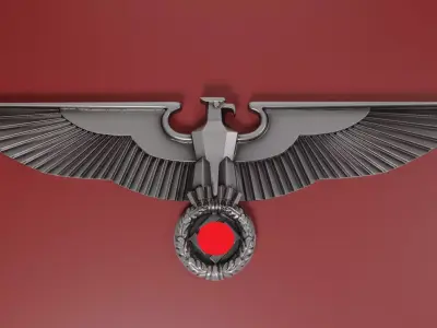 Reichstag german eagle uncensored 3D print model