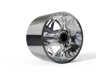 FRONT forgiato Finestro-D DURO DUALLY WHEEL 3D print model