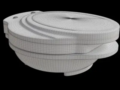 Pink Mini Donut Maker 3D model