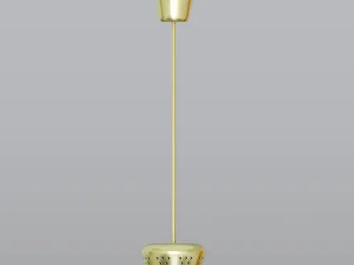 Intricate Arabic Lamp 3D model