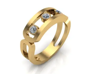 Messika ring 58 3D print model