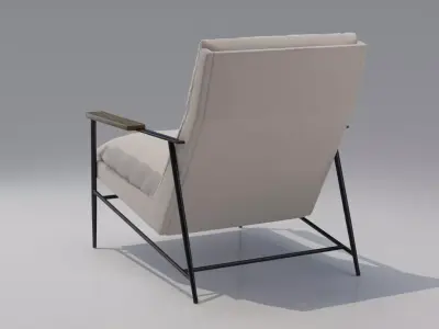 West Elm Kinsley Chair 3D model