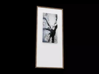 Wall Painting Low-poly 3D model