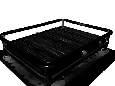 Modern Kitchen Dish Drainer Organizer Low-poly 3D model