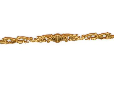 Classic carved decor ornament 410 3D model