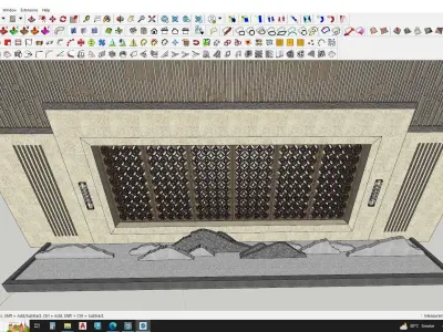 motive wall 3d model 3D model