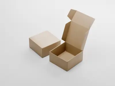 Packaging Boxes for Product mockups Rigged 3D model