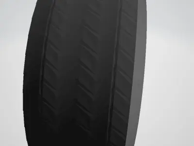 Tire Model Low-poly 3D model