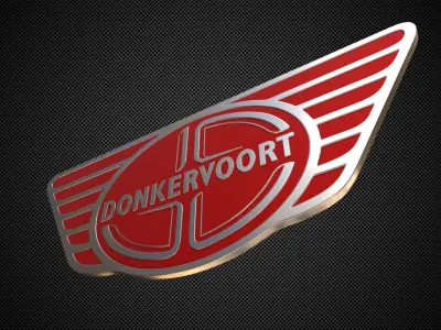 donkervoort logo 3D model