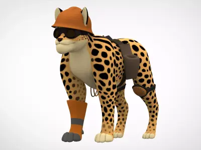 TF2 Engineer Serval Low-poly 3D model
