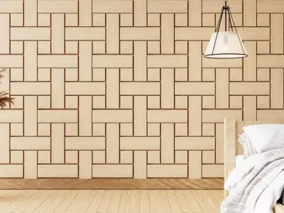 Wall wood V23 for your interior wall wood 3D model