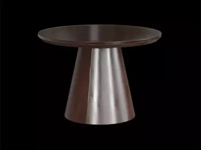 Ophelia Dining Table acacia veneer Low-poly 3D model