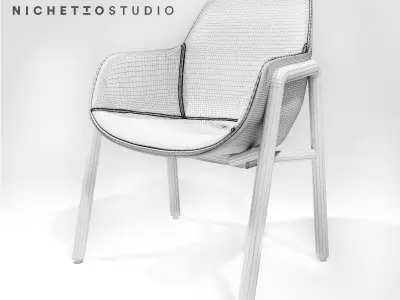 Stella chair by Luca Nichetto 3D model