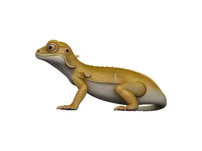 Gecko Low-poly 3D model
