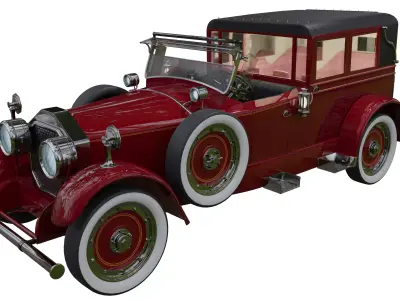 Vintage Car 1923 3D model