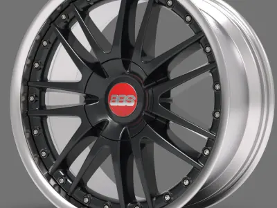 BBS multi-piece rim 8-5 x 19 ET20 1760 3D model