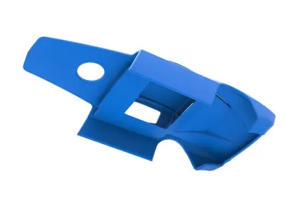 Shell of Vintage Asphalt Modified stock car V2 Scale 1 to 25 3D print model