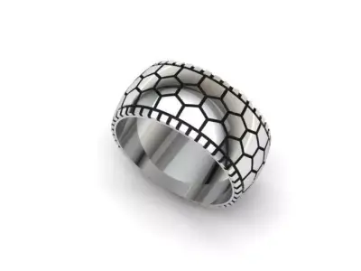 Man wedding ring 3D print model get