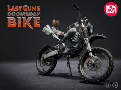 Last Guns - Doomsday Bike Low-poly 3D model